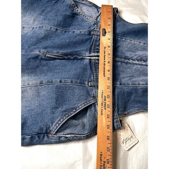 We The Free Camilla Slim Bootcut new denim overalls Y2K, 2000s Fashion - Picture 5 of 9